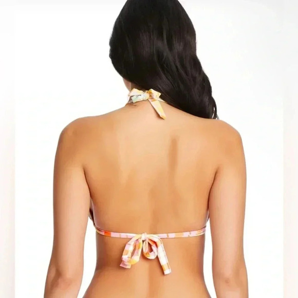 Bleu Rod Beattie Hip To Be Square Plaid Triangle Bikini Top & Bottom Sz 10 - Picture 6 of 14